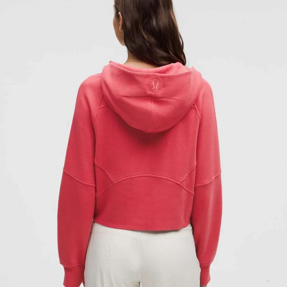 EUC Lululemon Scuba Oversized Full-Zip Hoodie, XS/S, Desert Red - Picture 2 of 8